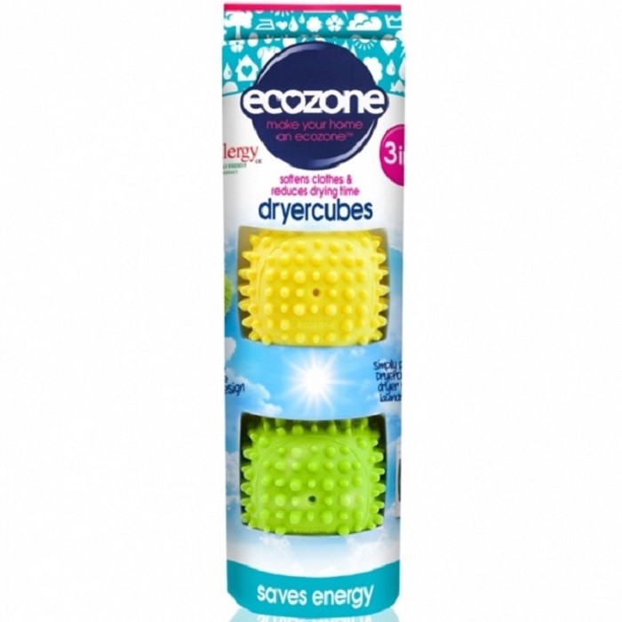 Dryer Cubes - cuburi 3 in 1 pt uscare rapida si catifelarea hainelor 2 buc Ecozone
