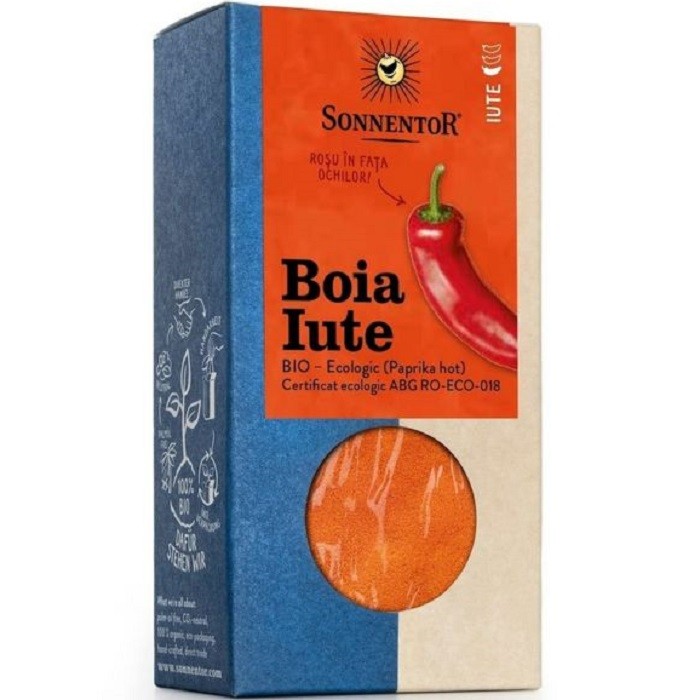 Boia iute bio (paprika iute) 50g Sonnentor