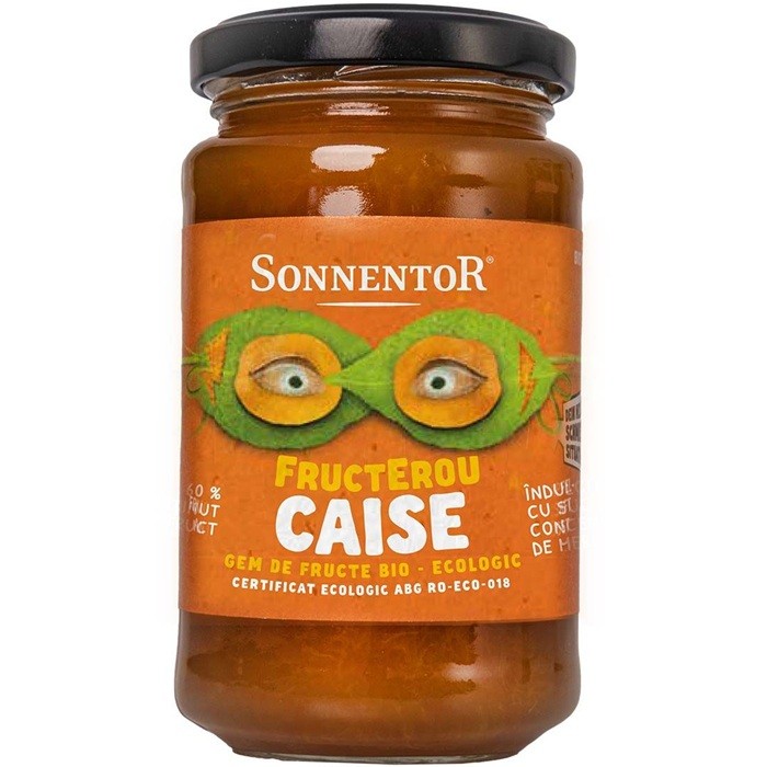 Gem de caise bio, fara zahar 250g Sonnentor
