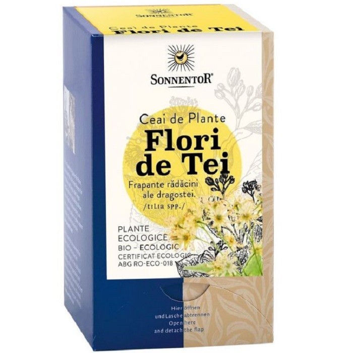 Ceai Flori de tei bio 18 plicuri Sonnentor