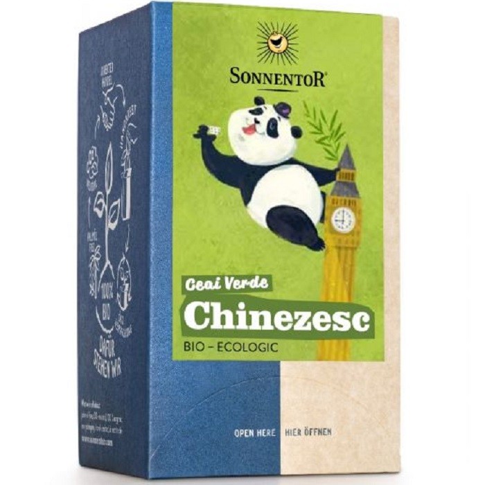 Ceai verde chinezesc bio 18 plicuri Sonnentor