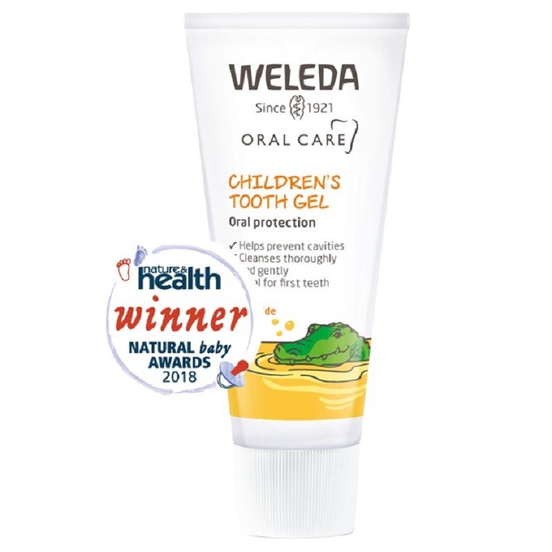 Gel de dinti pentru copii, fara fluor 50ml Weleda