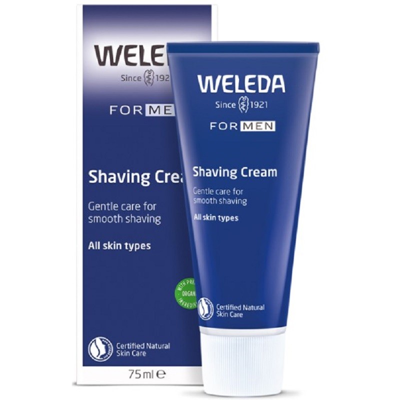 Crema fina de ras pentru barbierit delicat 75ml Weleda