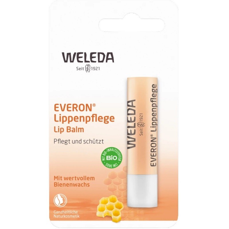 Balsam de buze natural SPF4 Everon 4.8g Weleda