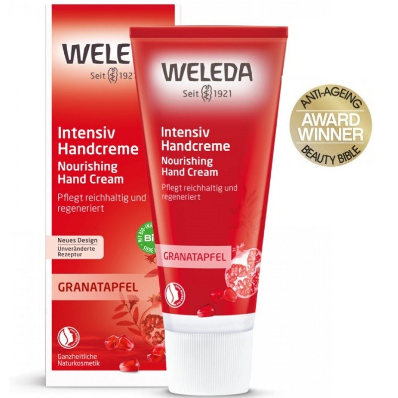 Crema de maini regeneranta cu rodie, anti pete 50g Weleda