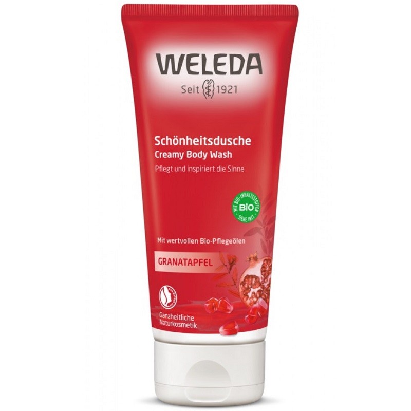 Lotiune de dus regeneranta cu rodie 200ml Weleda