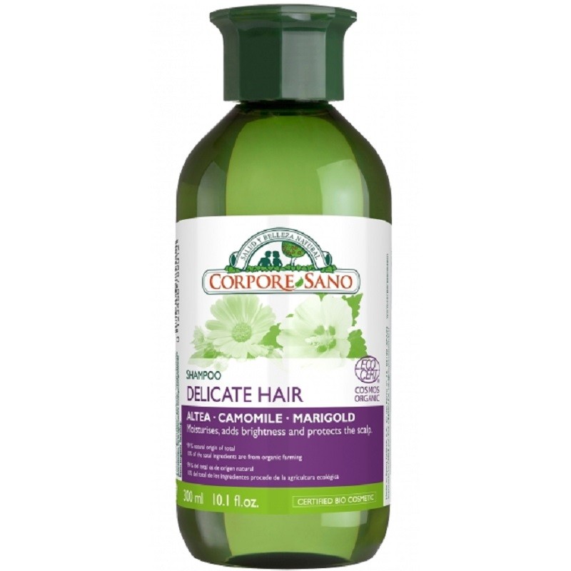 Sampon pt par fragil si scalp sensibil, cu musetel 300ml Corpore Sano