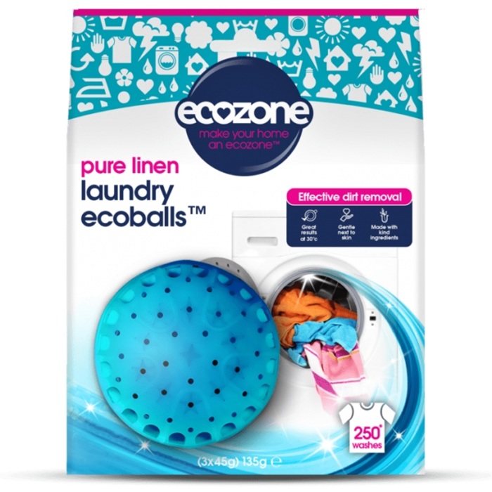 Ecoballs Bila pt spalarea rufelor cu parfum de in 250 spalari Ecozone
