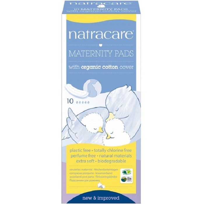 Absorbante pentru lehuzie din bumbac bio 10buc Natracare