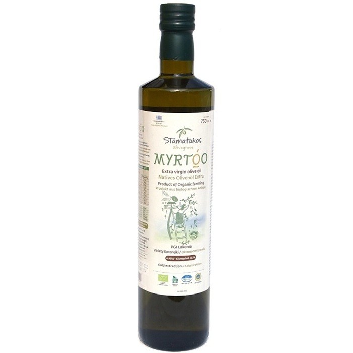Ulei de masline extravirgin Myrtoo bio 750ml Stamatakos Grecia