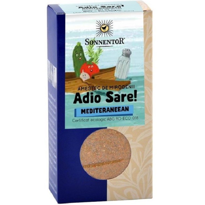 Adio Sare. Amestec Mediteraneean bio 50g Sonnentor