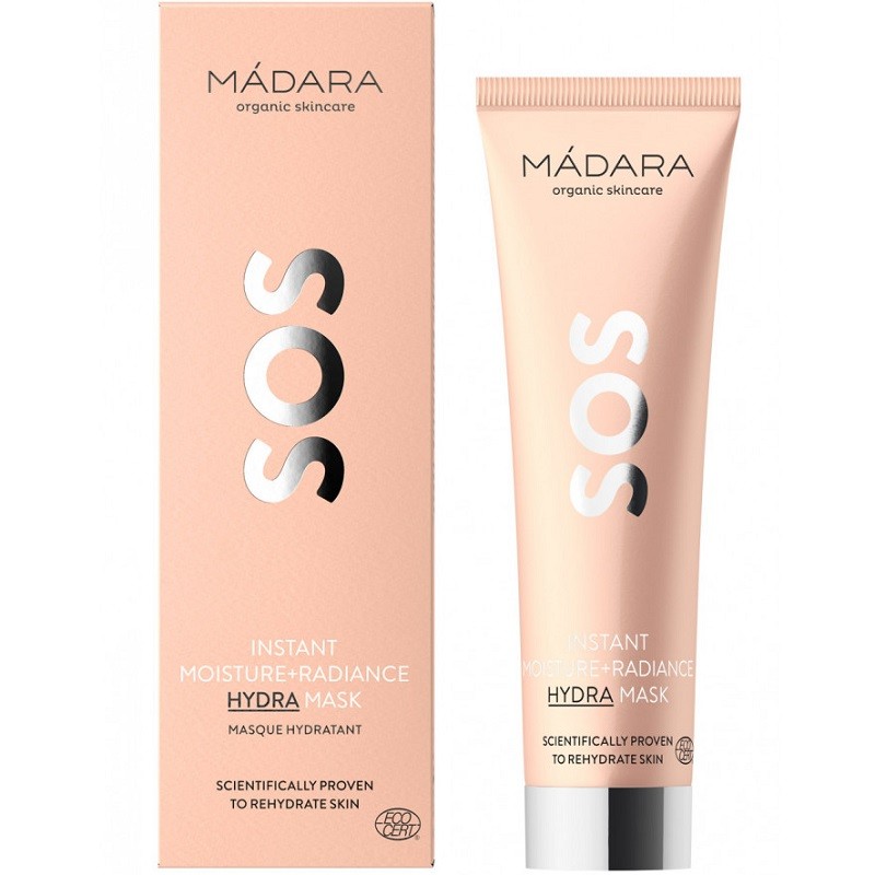 Masca hidratanta iluminatoare SOS Hydra 60ml Madara Organic