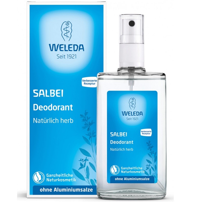 Deodorant natural spray cu salvie 100ml Weleda