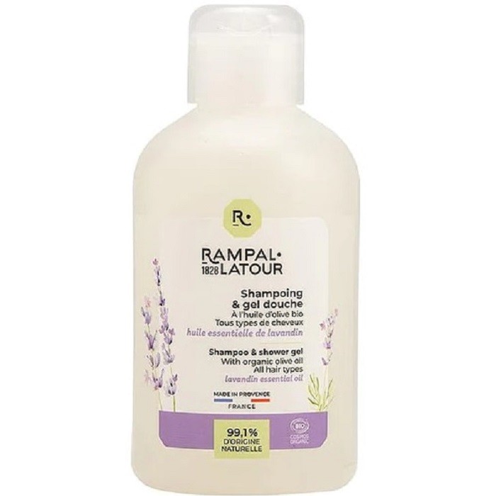 Gel de dus si sampon bio masline lavanda 250ml Rampal Latour