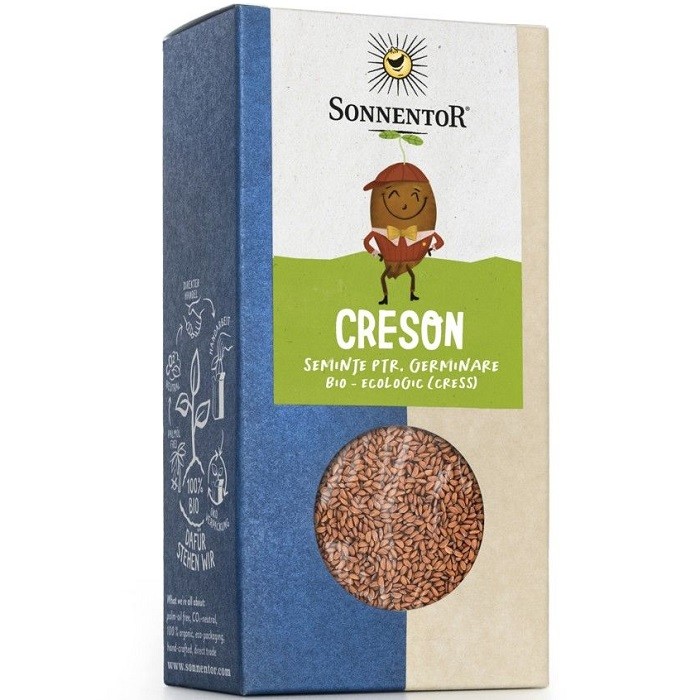 Seminte de creson bio pentru germinare 120g Sonnentor