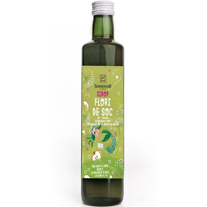 Sirop de soc bio, fara zahar 500ml Sonnentor