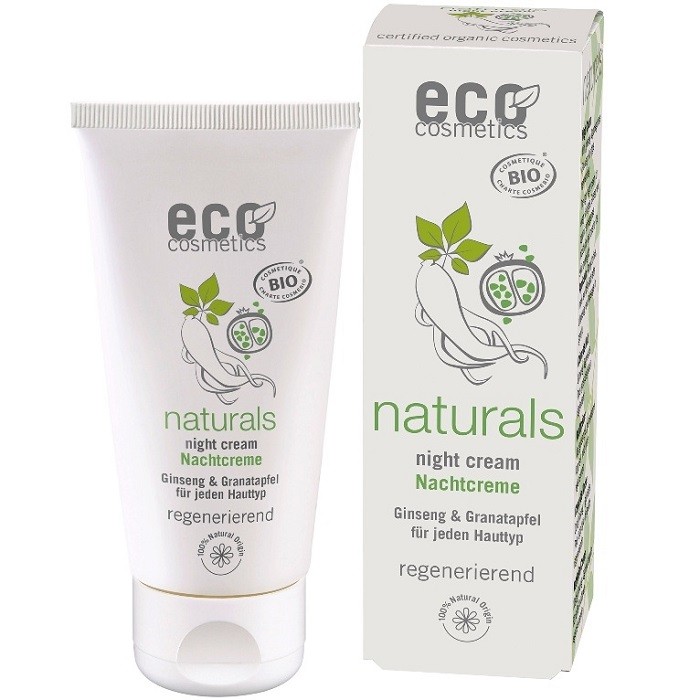 Crema de noapte bio cu ginseng si rodie 50ml Eco Cosmetics