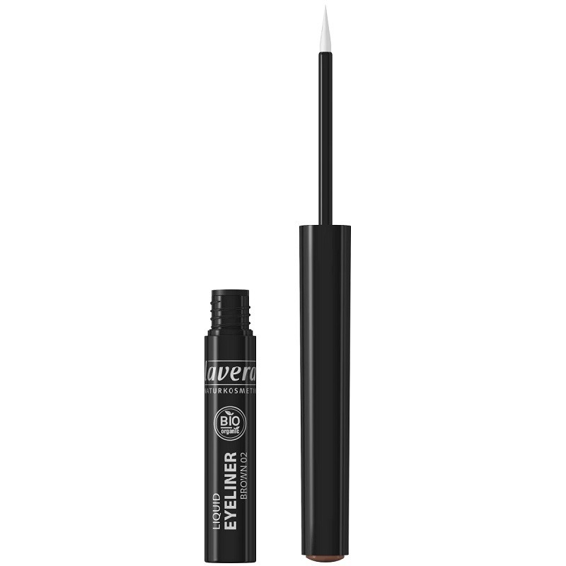 Tus lichid maro pentru contur ochi, vegan brown eyeliner 4ml Lavera