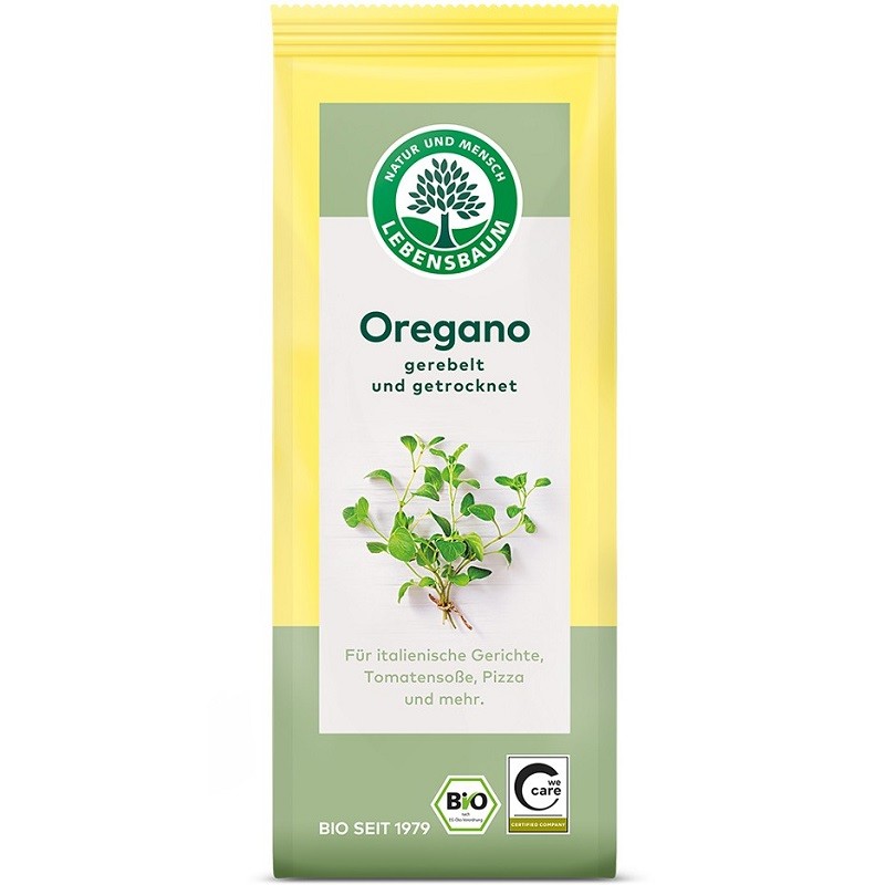 Frunze de oregano tocate bio 15g Lebensbaum
