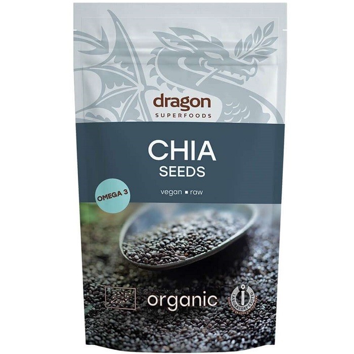Seminte de chia bio 200g Dragon Superfood