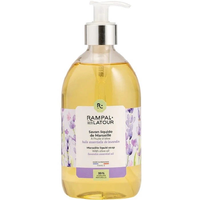 Sapun lichid de Marsilia cu lavanda bio 500ml Rampal Latour