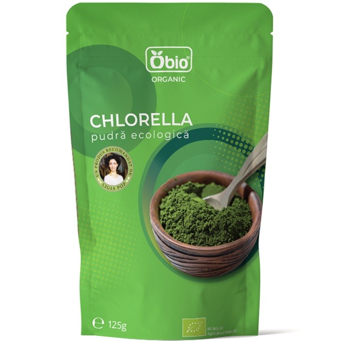Chlorella pulbere bio 125g Obio