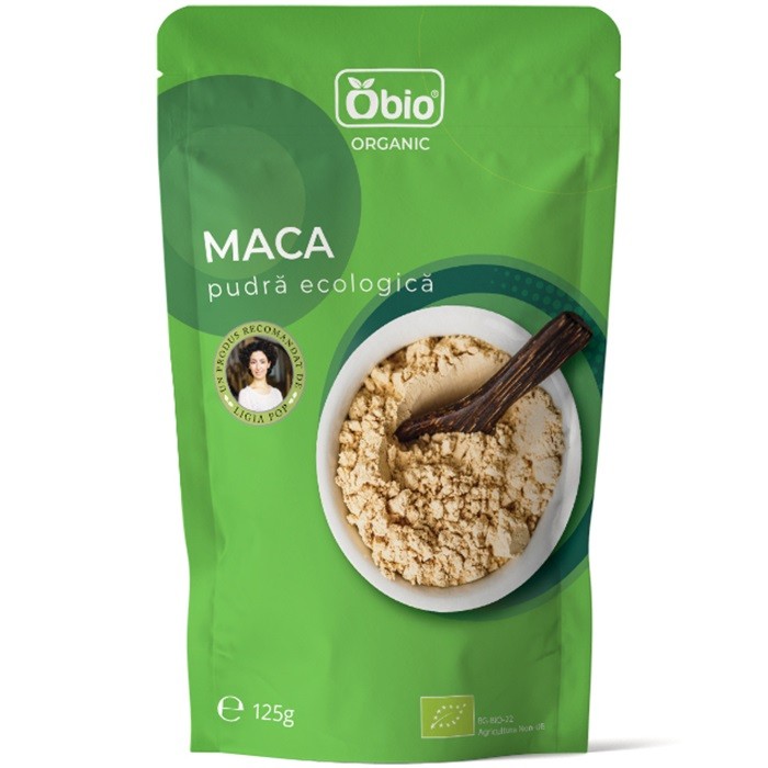 Maca pudra raw bio 125g Obio