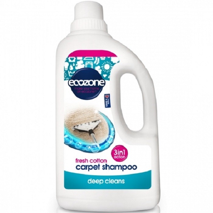 Sampon pentru covoare 3 in 1 cu bumbac 1 litru Ecozone