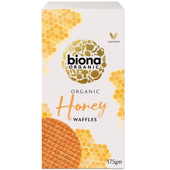 Vafe cu miere bio 175g Biona