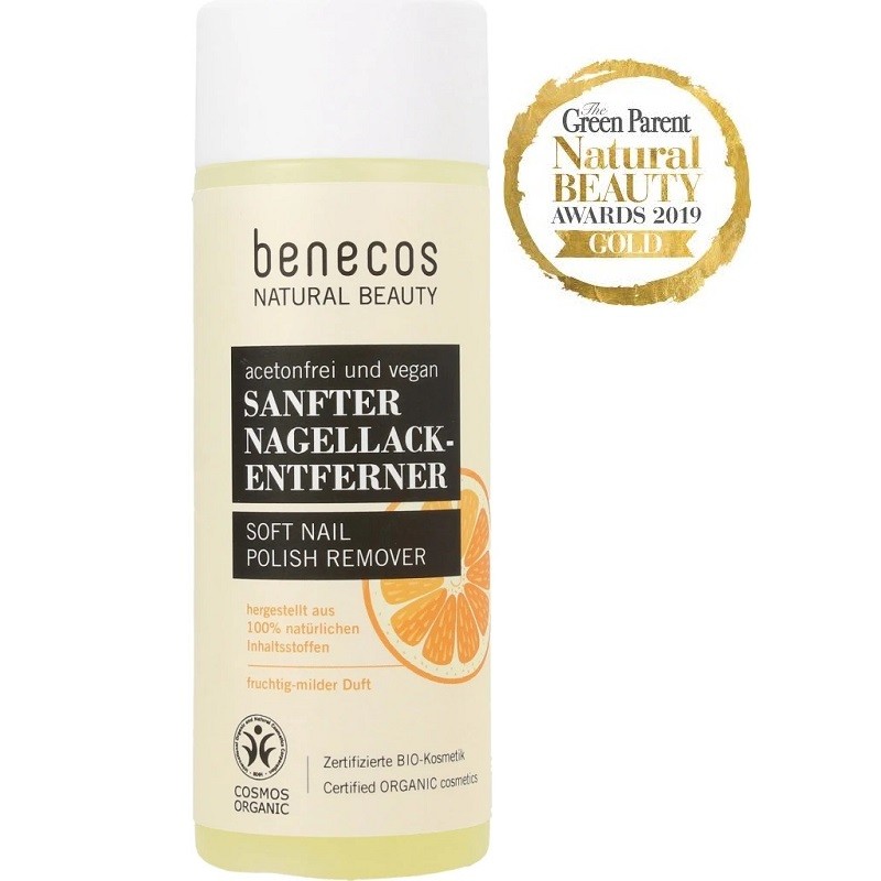Dizolvant natural pentru lac de unghii, fara acetona 100ml Benecos