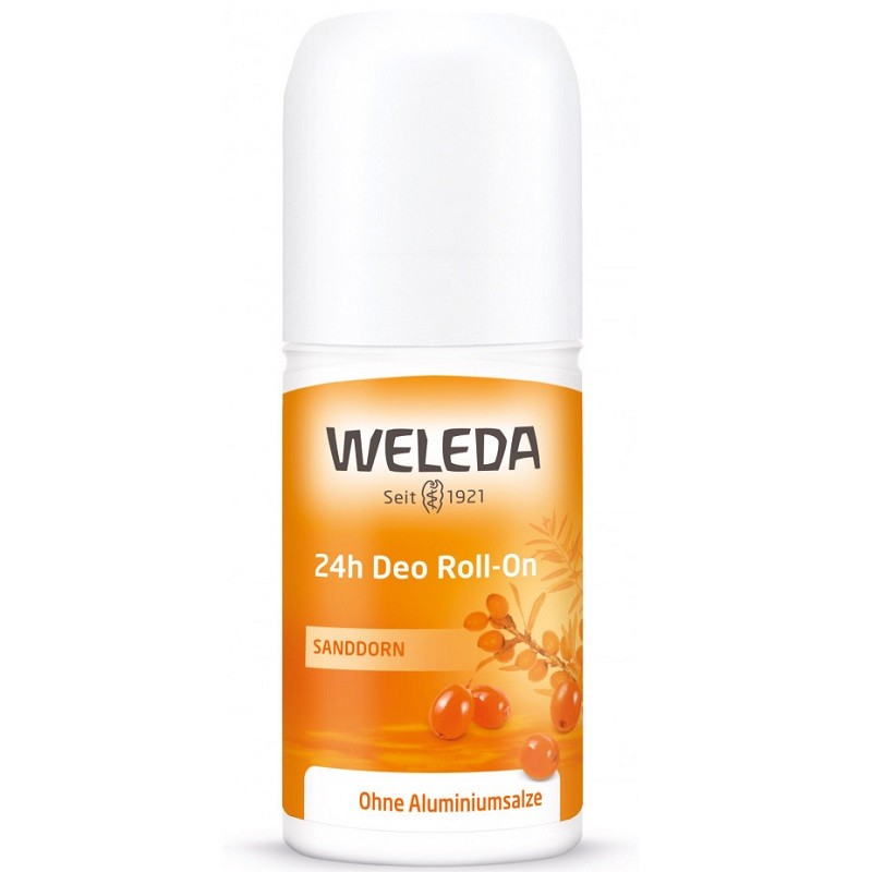 Deodorant roll-on cu catina, fara aluminiu 50ml Weleda
