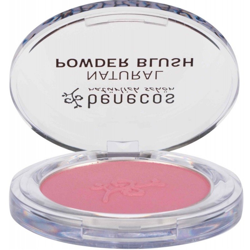 Fard de obraz bio natural compact, Mallow Rose 5.5g Benecos