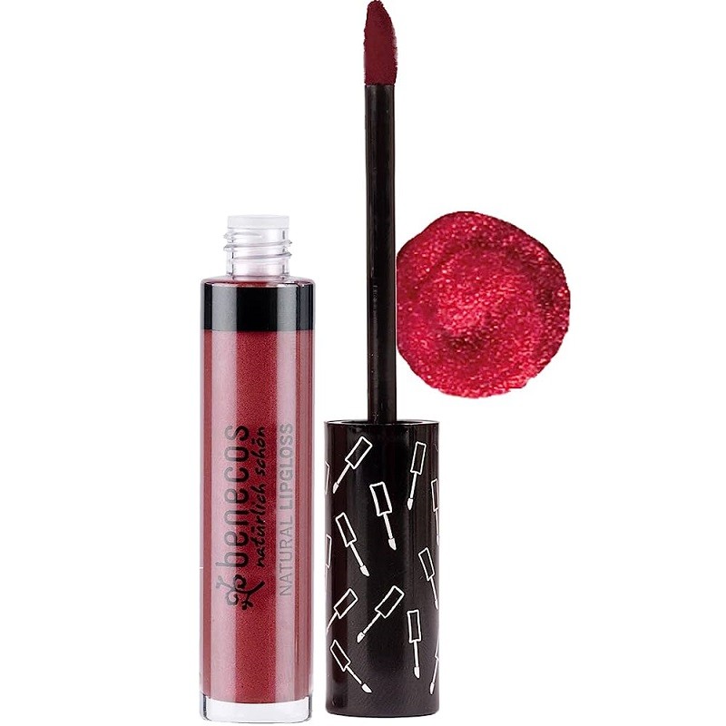 Gloss de buze rosu mat, Natural Lipgloss Kiss Me 5ml Benecos