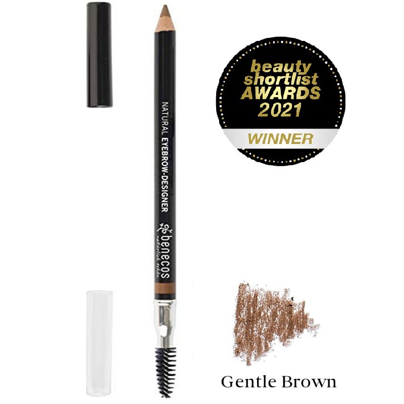 Creion pentru sprancene Gentle Brown, natural vegan 1.05g Benecos