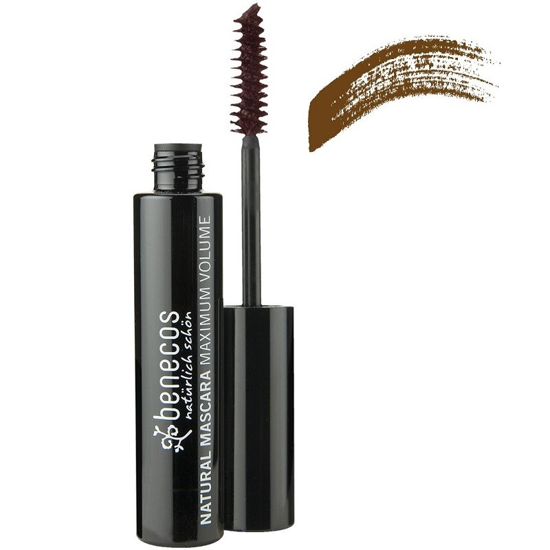 Rimel natural maro Maximum Volume Smooth Brown Mascara 6ml Benecos