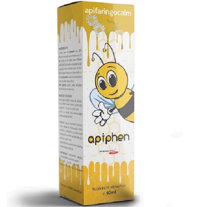 Apiphen apifaringocalm pentru copii si adulti 50ml Phenalex