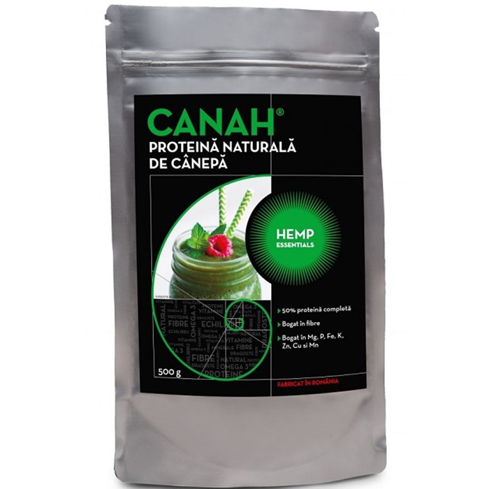 Pudra proteica de canepa 500g Canah