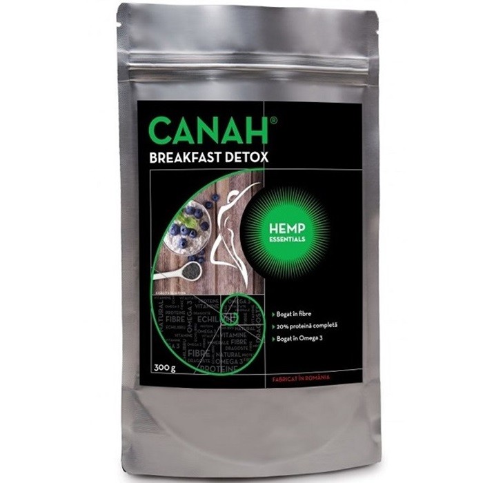 Fibre din seminte de canepa Breakfast Detox 300g Canah