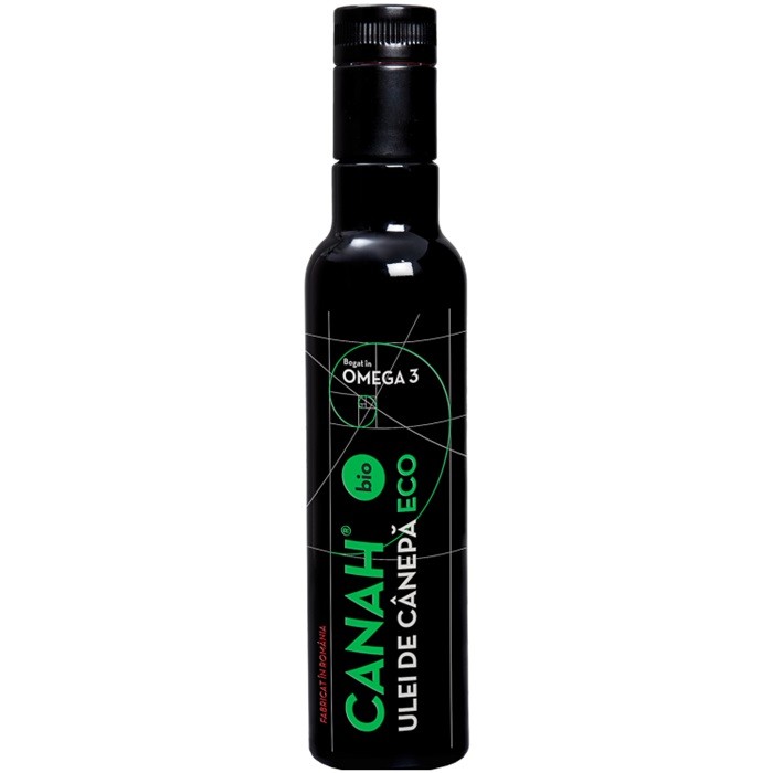 Ulei de canepa bio, presat la rece 250ml Canah