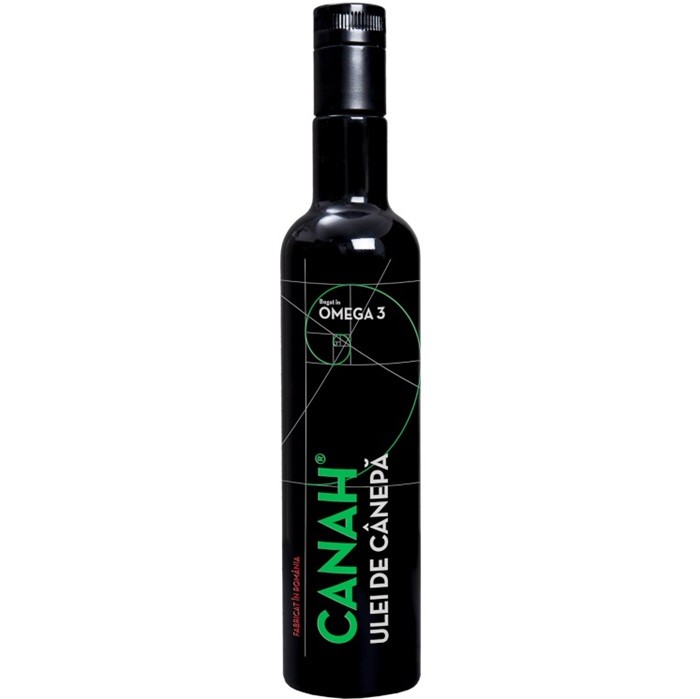 Ulei de canepa presat la rece 500ml Canah