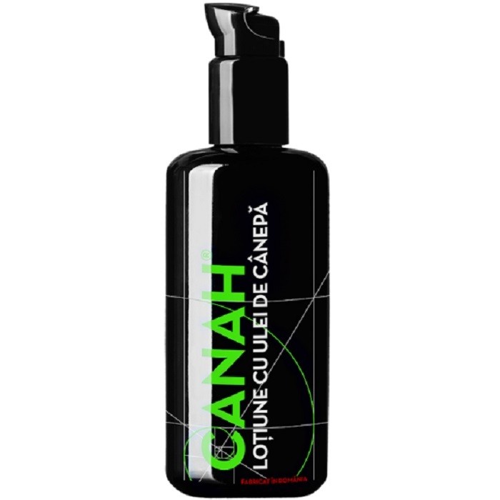 Lotiune hidratanta cu ulei de canepa, naturala 200ml Canah