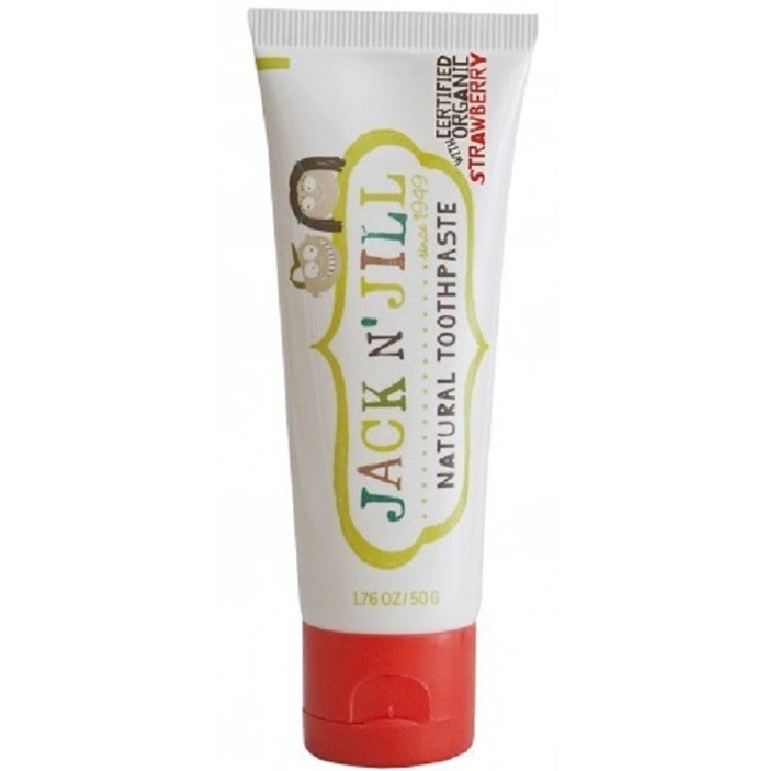 Pasta de dinti naturala pentru copii, cu capsune 50ml Jack n Jill