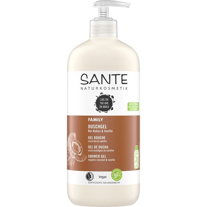 Gel de dus cu cocos bio si vanilie 500ml Sante Naturkosmetik