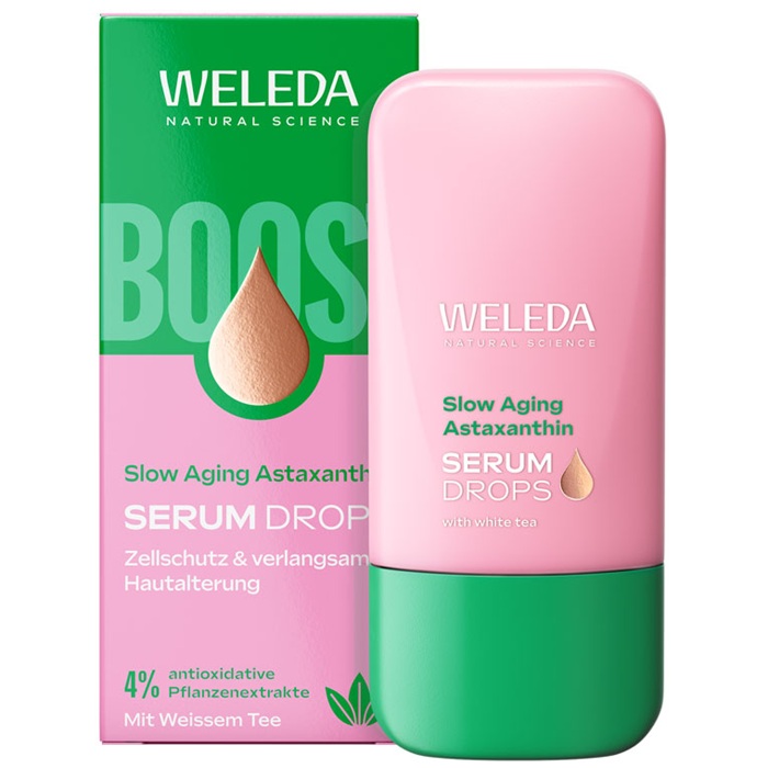 Serum Drops Booster Slow Ageing Astaxanthin 30ml Weleda