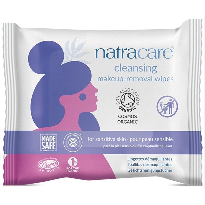 Servetele demachiante bio cu aloe vera 20 buc Natracare