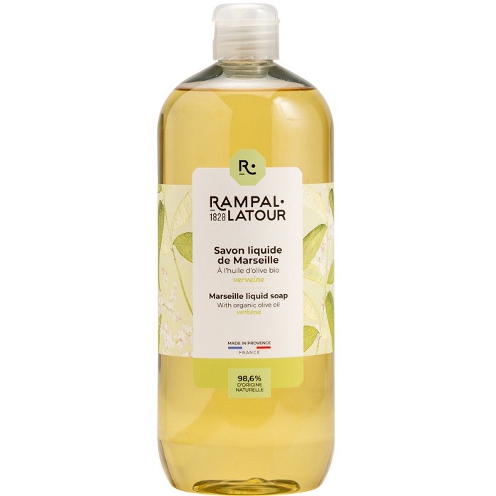 Sapun lichid de Marsilia cu verbina bio 1000ml Rampal Latour