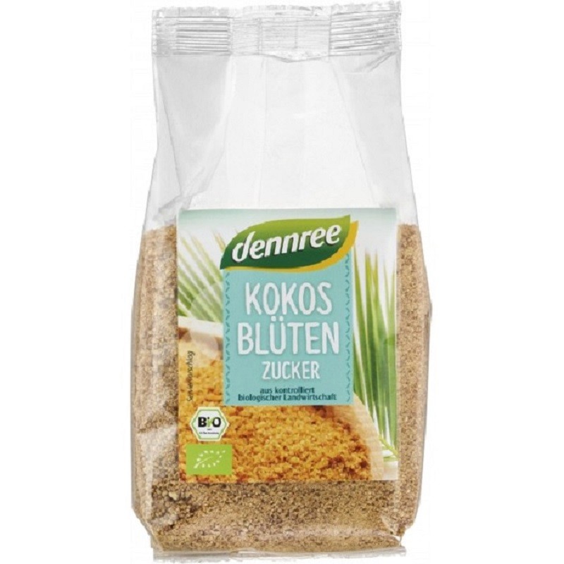 Zahar din flori de cocos bio 250g Dennree