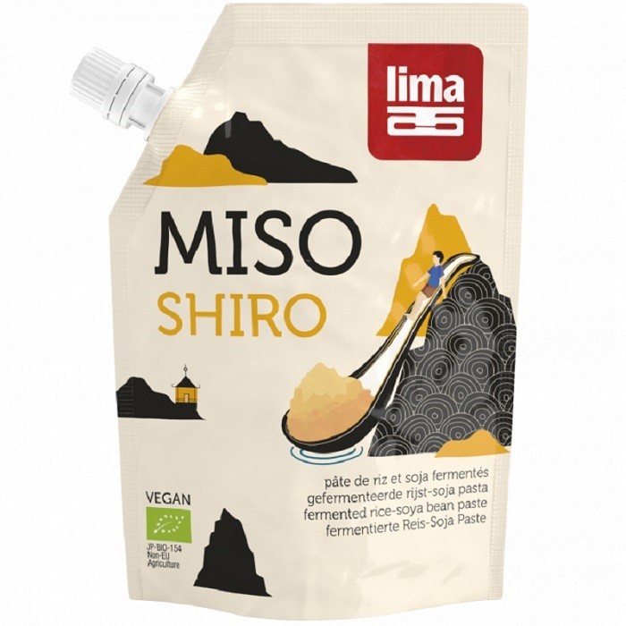 Pasta de soia Shiro Miso bio vegan, traditional japonez 300g Lima