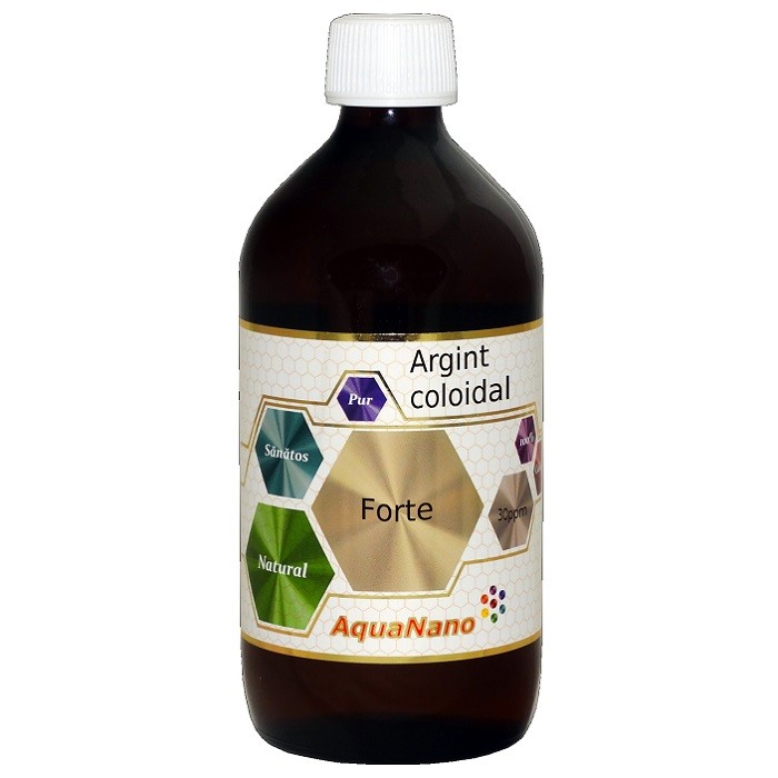 Argint Coloidal Forte 30ppm 480ml AquaNano