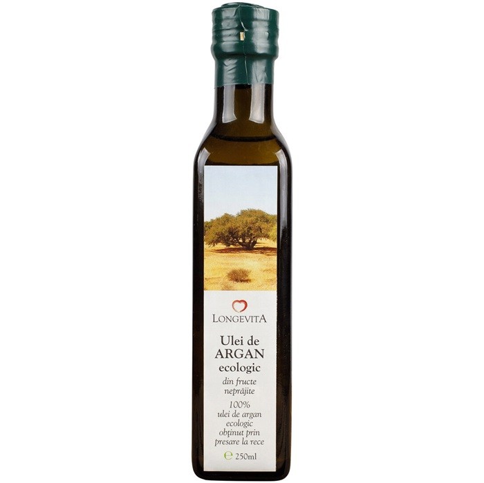 Ulei de argan bio, presat la rece 250ml Longevita